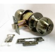 Ручка-кноба круглая MZ-SC-02 бронза фиксатор