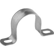 Скоба металлическая двухлапковая 31мм для крепления металлорукава 25мм, 60212-25-50