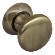 Ручка дверная круглая MHR-1 AB (античная бронза), Morelli