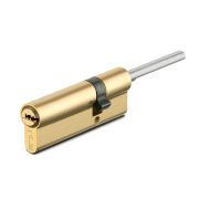 Цилиндр с длинным штоком 164 SX/86 (50+10+25) вертушка SN Матовый никель KALE