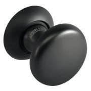 Ручка дверная круглая MHR-1 BL (черная) Morelli