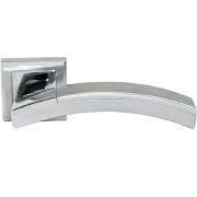 Ручка дверная Morelli МН-17 S SС/CP Lioyd's Матовый хром/Хром