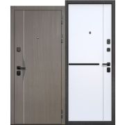 Дверь мет. ТАЙГА 9см 2МДФ FUSION 2050*860 L