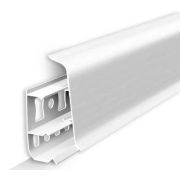 Плинтус Деконика Белый 70мм 2,2м