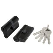 Цилиндр 60 (ZA/60) 1000ZAKey60 (25+10+25) BL черный FUARO