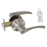 Ручка-защелка 3В-2-01/ключ-фиксатор/матовый никель/ НОРА