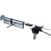 Цилиндр А202/110мм (55+10+45) вертушка SN Матовый никель PUNTO