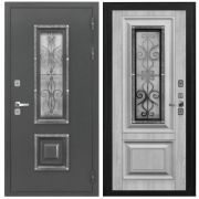 Дверь мет. DORSTON TERMO KOVA Букле черный Ф-28 Сосна белая 960R