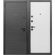 Дверь мет. Кадос Горизонт 3МК 100 Черный кварц Аляска 2050*860 R