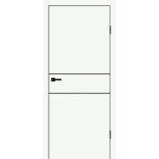 Дверное полотно VELLDORIS EMALUX TECHNO BLACK Эльбрус 600 (замок 1895) черная кр. с 4х сторон