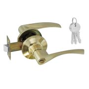 Ручка-защелка 3В-2-01/ключ-фикс/Мат.золото/ НОРА