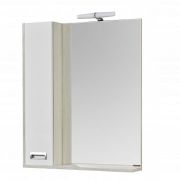 Зеркало-шкаф Бекка 70 белый/дуб сомерсет