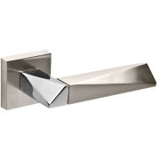 Ручка дверная DIAMOND DM\HD SN/CP-3 Матовый никель/Хром