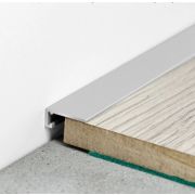 Микроплинтус 18мм 2,4м анодированный серебро матовый