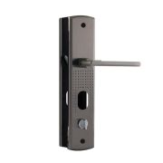 Ручка дверная на планке 200 (108)-68 мм ЛЕВАЯ матовый никель НОРА