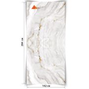 Гибкий камень серия Мрамор Калаката Роял 2840*1420мм (4,033м2/лист)