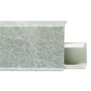 Плинтус Winart TERRA 730 Фрост платина, 72мм, 2,2м