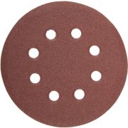 Круг шлиф.универс.125мм P80 из абраз.бумаги на велкро осн.8 отверстий STAYER MASTER 35452-125-080