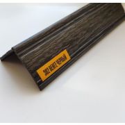 Угол фигурный 25*25 Венге черный 2,7м