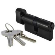 Цилиндр Morelli с заверткой 70мм черный 70CK BL