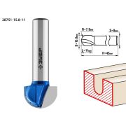 Фреза пазовая галтельная 15,8 х 11мм, радиус 7,9мм Зубр Профессионал 28751-15,8-11