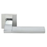 Ручка дверная Morelli DIY MH-47-S6 SC/CP Матовый хром/Хром