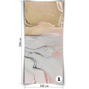 Гибкий камень серия Мрамор Флюид-13 2840*1420мм (4,033м2/лист)