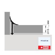 Профиль внутренний анодированный РП-АКП-08 2,7 м золото матовый