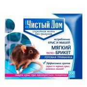 Тесто-брикет 200гр Чистый дом 1/50 от крыс