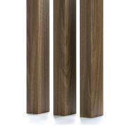 Рейка перегородочная с торцевой заглушкой МДФ ОРЕХ АМЕРИКАНСКИЙ 40*78*2800мм
