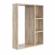 Шкаф-зеркало ТИМБЕР 60.00У дуб сонома