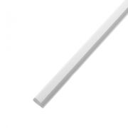 Профиль концевой Белый 8-10мм (3м)