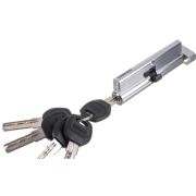 Цилиндр А202/120мм (55+10+55) вертушка SN Матовый никель PUNTO