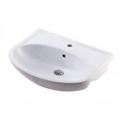 Умывальник на мебель Уют-600 белый ( с обрамлением)