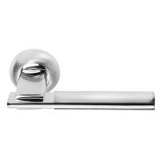 Ручка дверная DIY MH-13 SN/CP (белый никель/хром) «Упоение» Morelli