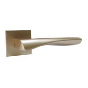 Ручка дверная Trodos 870Е11 квадрат 03 золото матовое