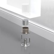 Ограничитель дверной скрытый STELS TR прозрачный Armadillo