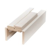 Коробка МДФ ТЕЛЕСКОП с уплотнителем 70*26*2050 Эшвайт Бьянко