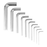 Набор ключей имбусовых HEX 10шт.,1,5-10 мм никелированный ,на кольце SPARTA