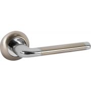 Ручка дверная PUNTO REX TL SN/CP-3 Матовый никель/Хром