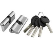 Цилиндр А200/80мм (35+10+35) SN Матовый никель PUNTO