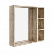 Шкаф-зеркало ТИМБЕР 80.00У дуб сонома