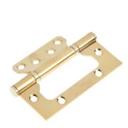 Петля бабочка Тундра 100*75*2,5мм универсальная Золото