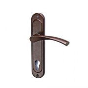 Ручка на планке Эльбор 4.325 Капля МА фаевые под цилиндр 85мм