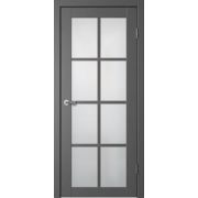 Дверное полотно С05 Эмалит Графит Матовое стекло 700