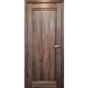 Дверное полотно ПГ Классик 01 Лига объемная филенка Дуб Шале Корица 600