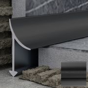 Профиль внутренний анодированный РП-АКП-08 2,7м черный матовый