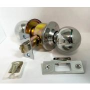 Ручка-кноба круглая MZ-SC-03 хром без запирания