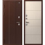 Дверь мет. Термо Т-100 Антик медь Лиственница светлая 960 L