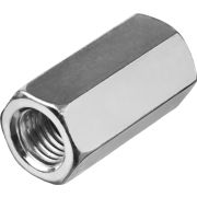 Гайка-втулка соед DIN 6334 M6*18 (20кг/2500шт*)